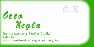 otto megla business card